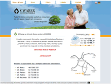 Tablet Screenshot of domseniora-gwarek.pl